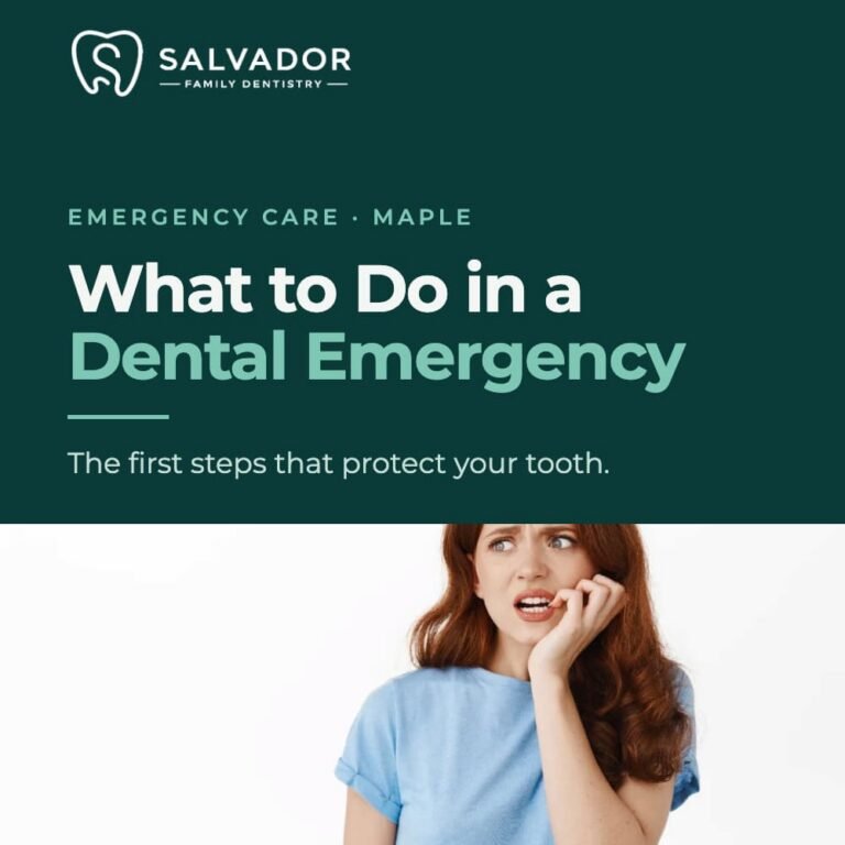 What to Do in a Dental Emergency in Maple