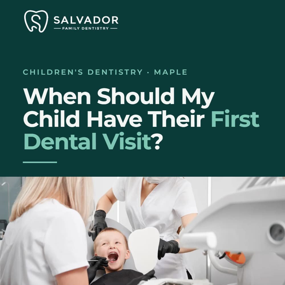 a happy child visiting a dentist