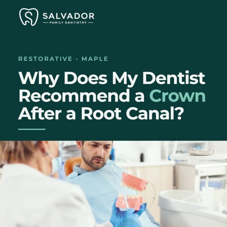 Why Does My Dentist Recommend a Crown After a Root Canal?